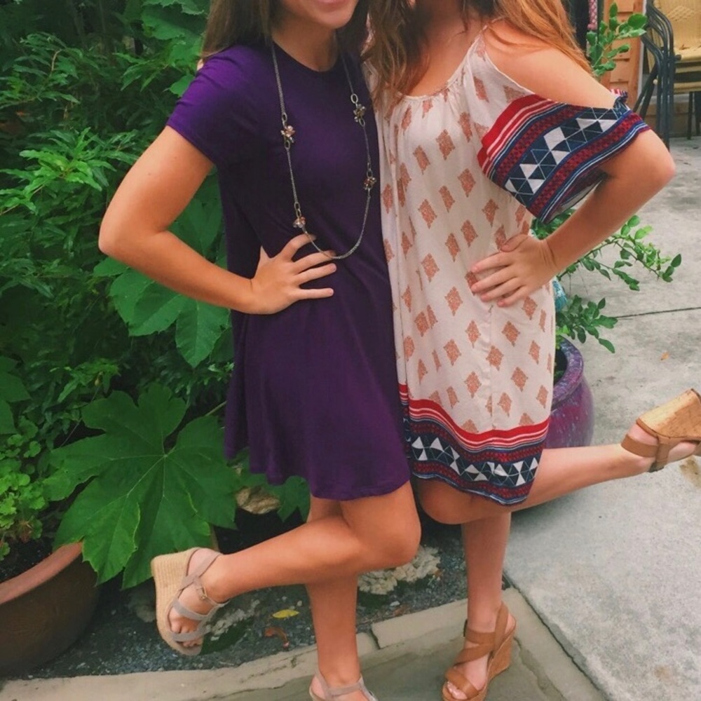 Purple Tshirt Dress